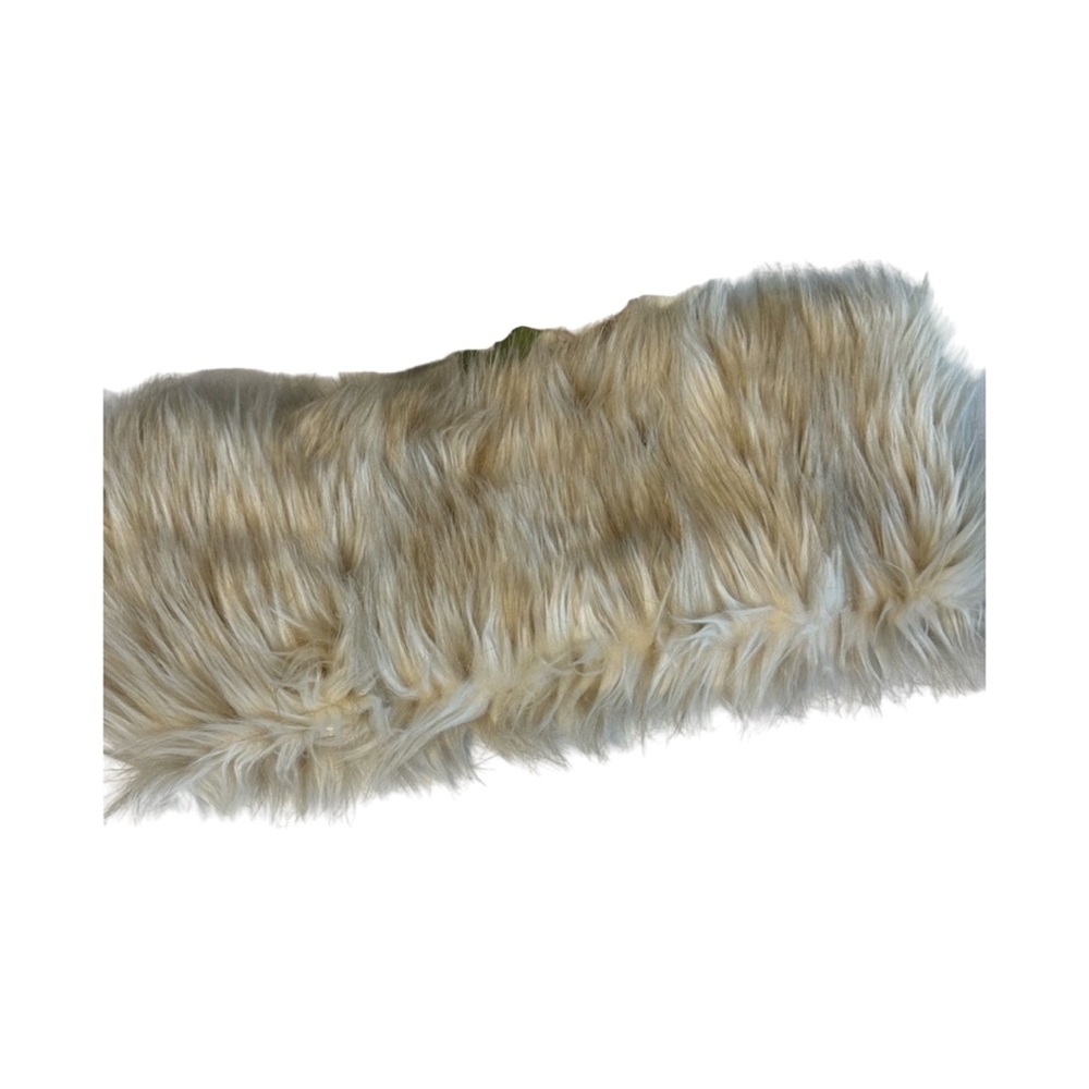 Charming Charlie Beige Faux Fur Snood NWT